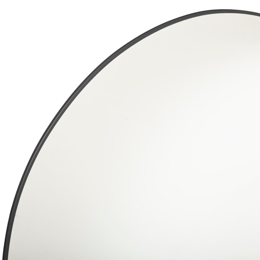 Atmosphera - muur spiegel ALICE diameter 76 cm zwart