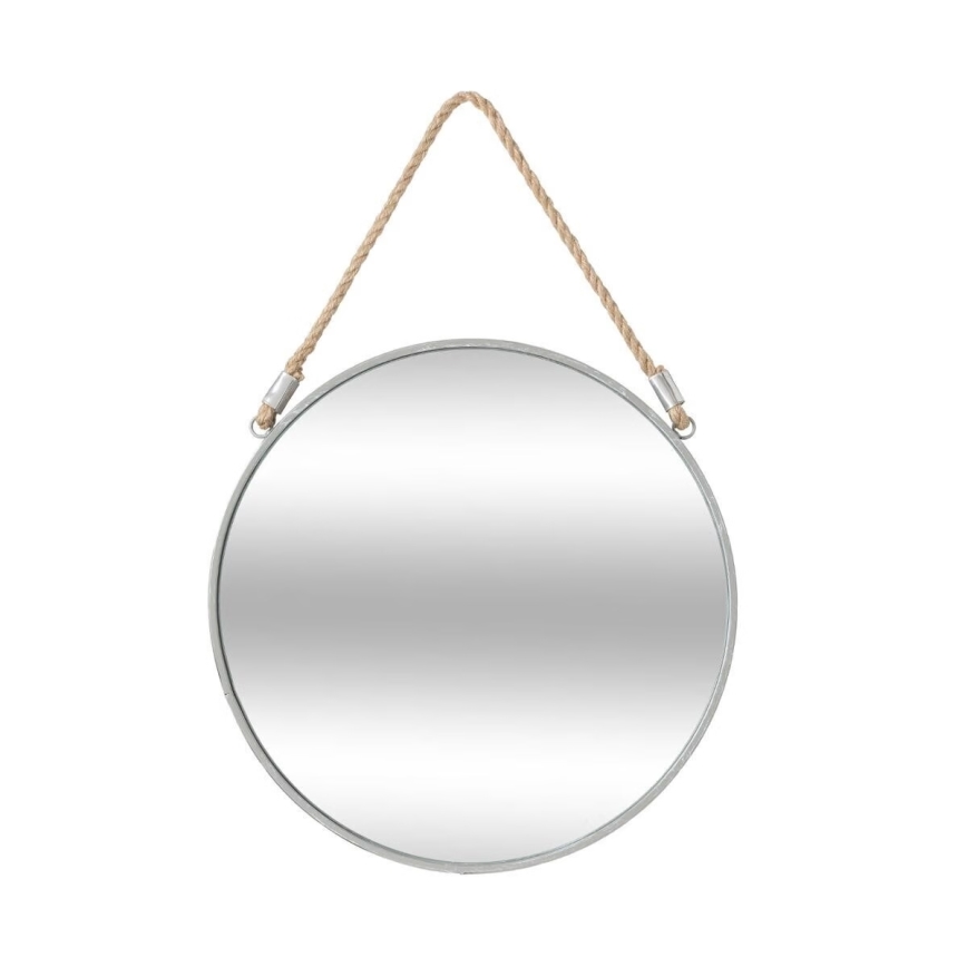 Atmosphera - muur spiegel EDEN diameter 38 cm zilver
