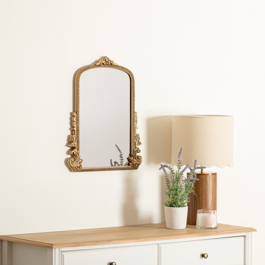 Atmosphera - muur spiegel VICTORIA 51x41 cm goud