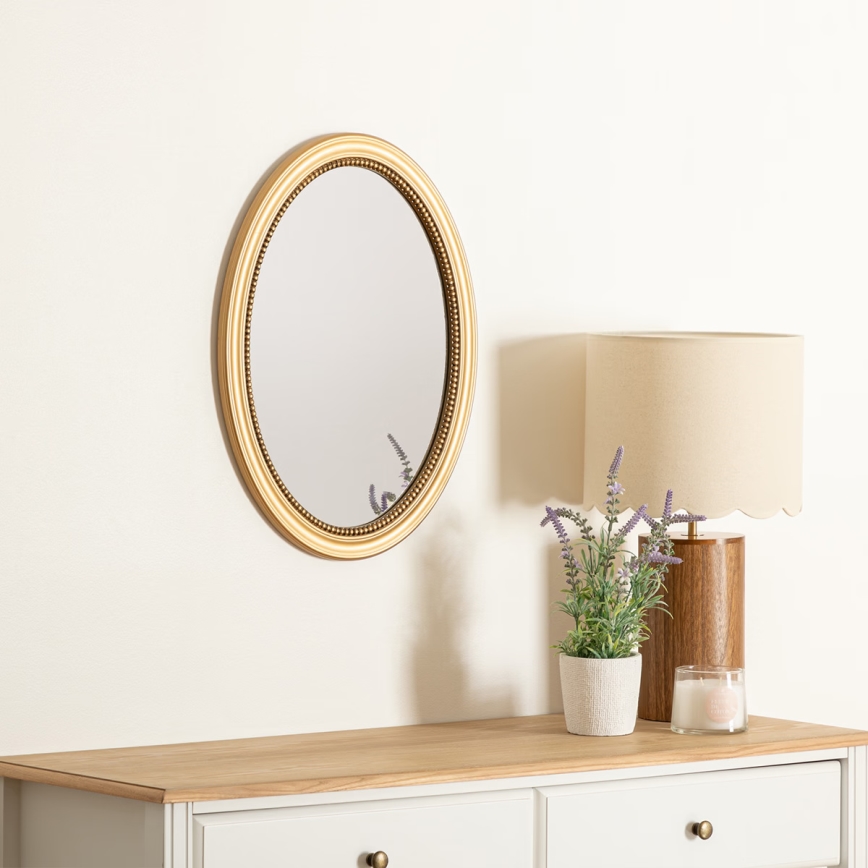Atmosphera - muur spiegel VICTORIA 53x40 cm goud