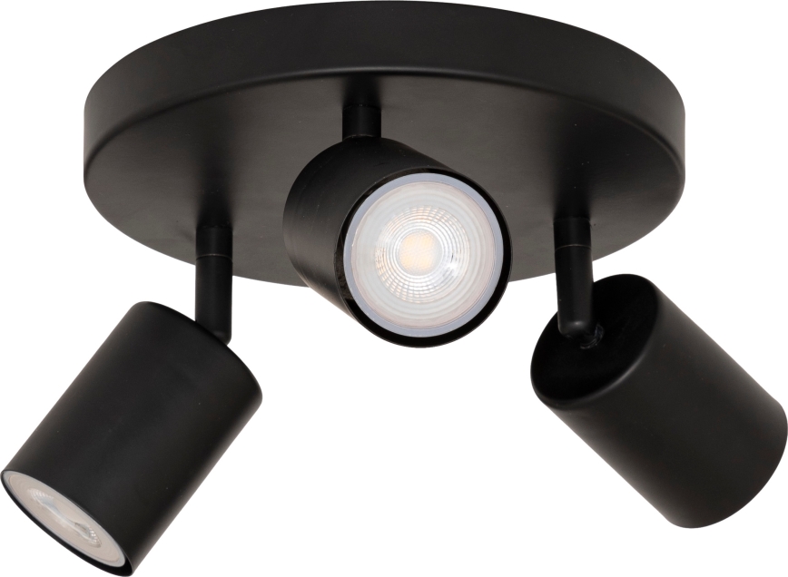 Atmosphera - Spot encastré VICO 3xGU10/25W/230V noir