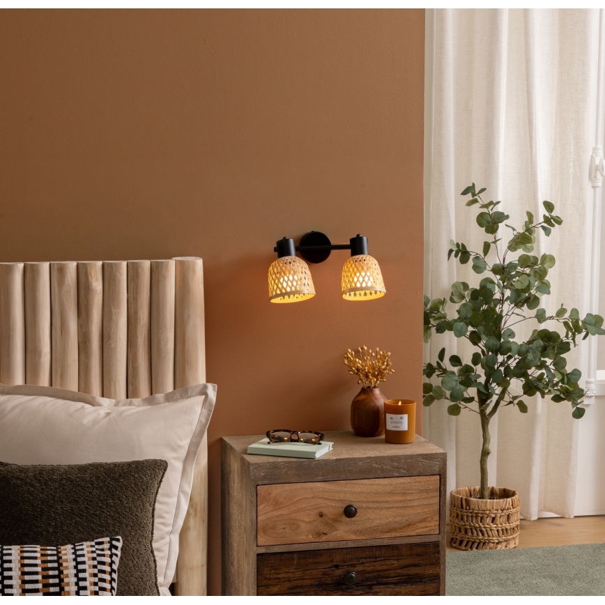 Atmosphera - Spot LIO 2xE14/25W/230V en bambou