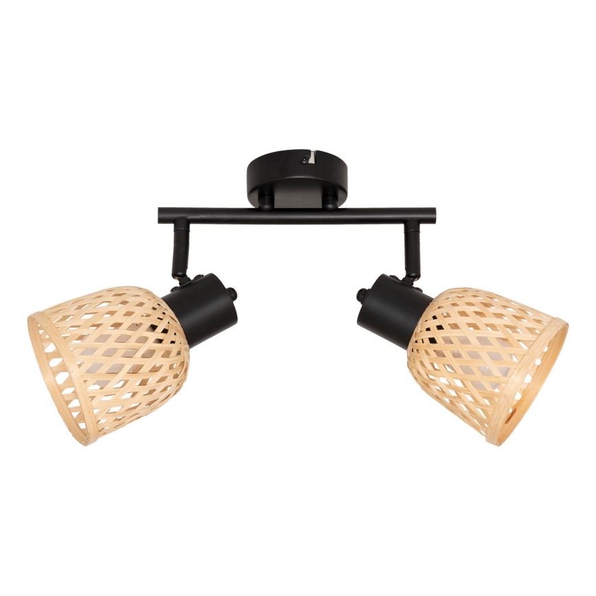 Atmosphera - Spotlamp LIO 2xE27/25W/230V bamboe