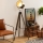 Atmosphera - Staande Lamp EBOR 1xE27/25W/230V grenen/messing