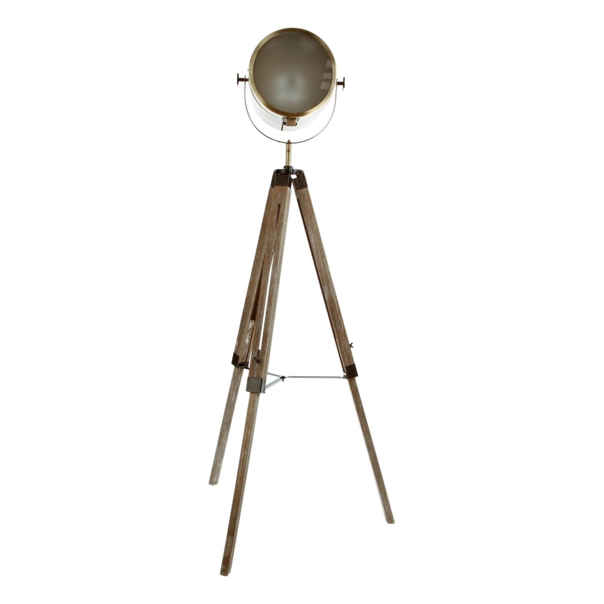Atmosphera - Staande Lamp EBOR 1xE27/25W/230V grenen/messing