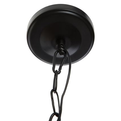 Atmosphera - Suspension chaîne BASALT 1xE27/25W/230V noir