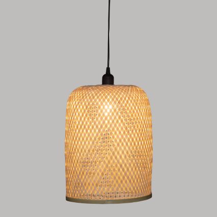 Atmosphera - Suspension filaire ALI 1xE27/40W/230V bambou