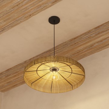Atmosphera - Suspension filaire BELLAMY 1xE27/40W/230V jute