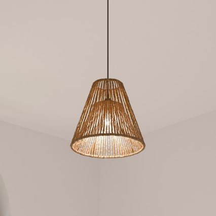 Atmosphera - Suspension filaire GIADA 1xE27/40W/230V jute