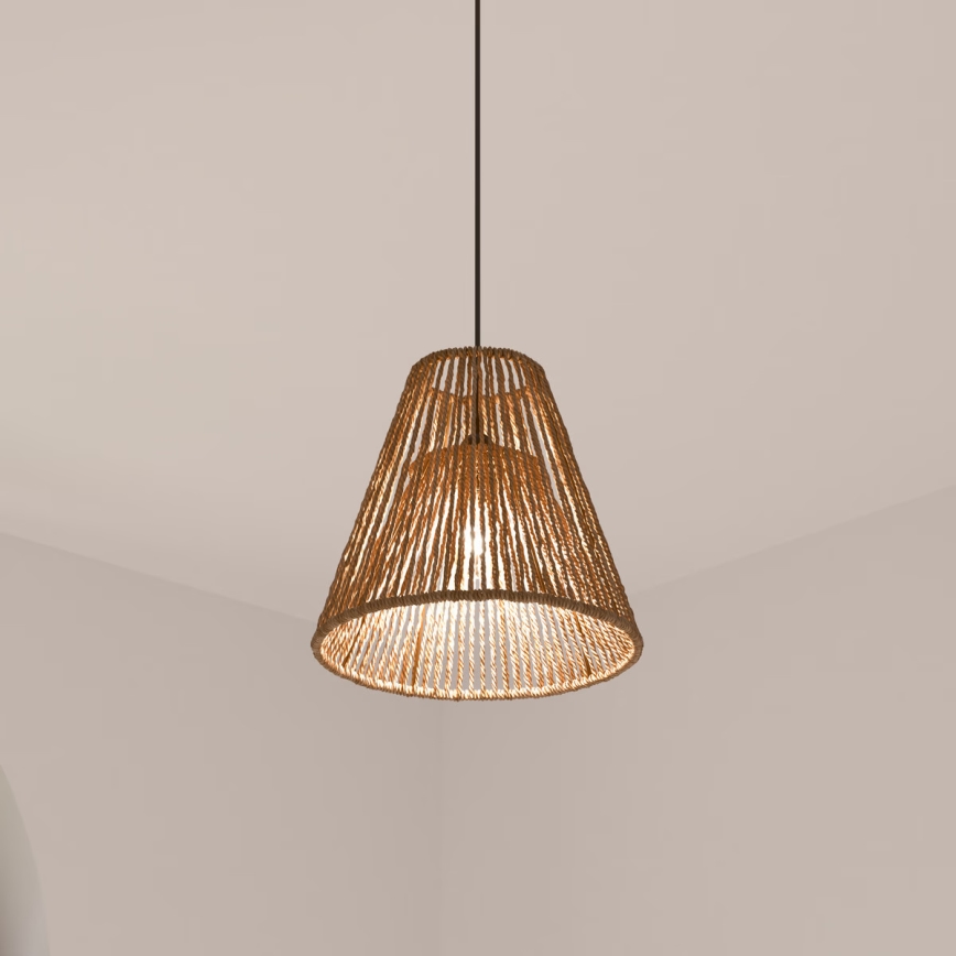 Atmosphera - Suspension filaire GIADA 1xE27/40W/230V jute