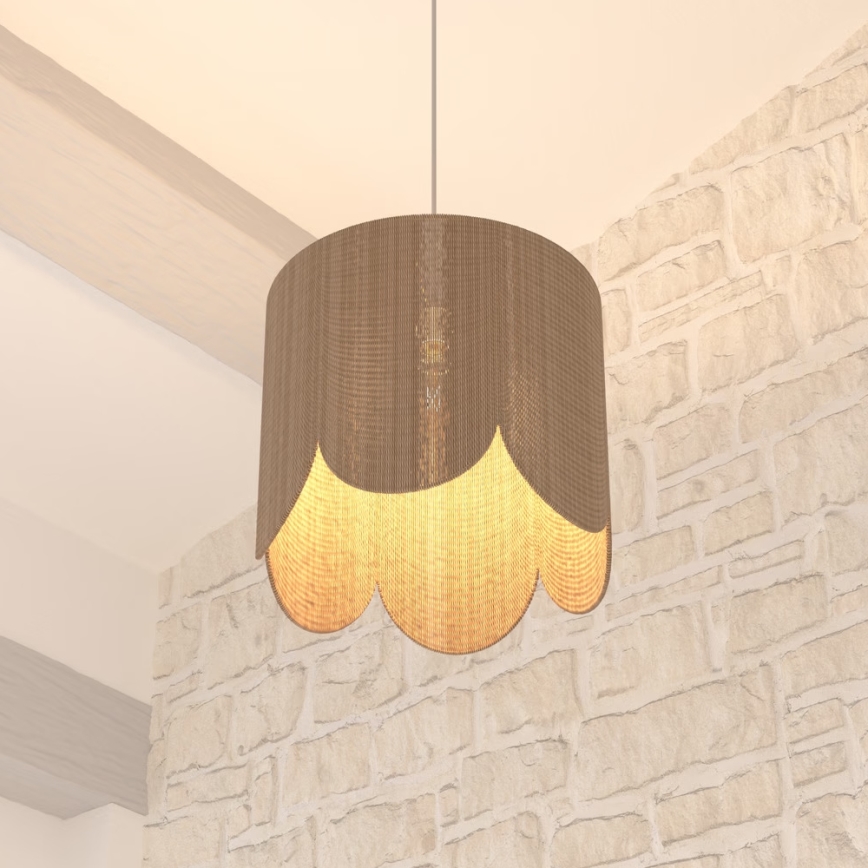 Atmosphera - Suspension filaire JANICE 1xE27/40W/230V jute