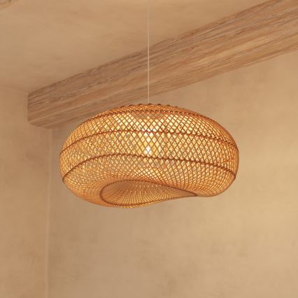 Atmosphera - Suspension filaire JENY 1xE27/40W/230V rotin