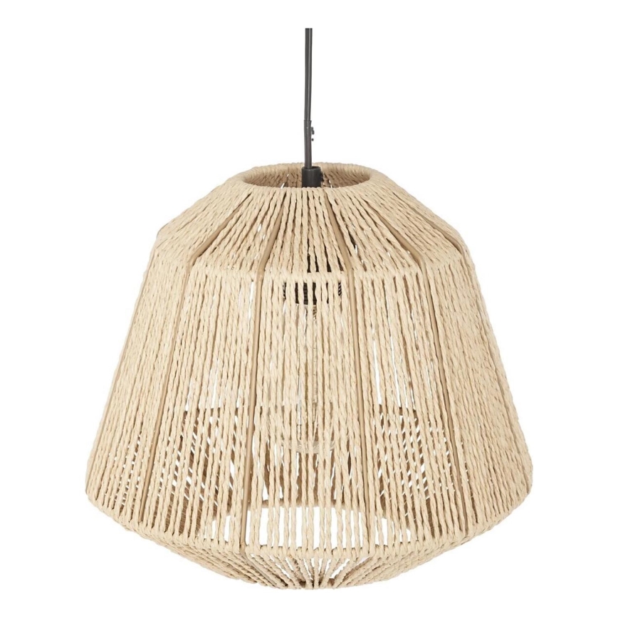 Atmosphera - Suspension filaire JILY 1xE27/40W/230V jute beige