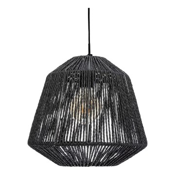 Atmosphera - Suspension filaire JILY 1xE27/40W/230V jute noir