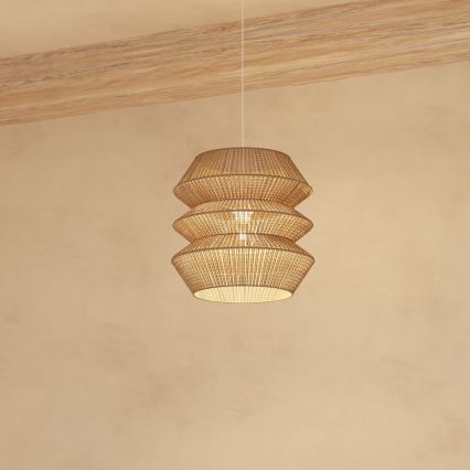 Atmosphera - Suspension filaire LIZA 1xE27/40W/230V jute
