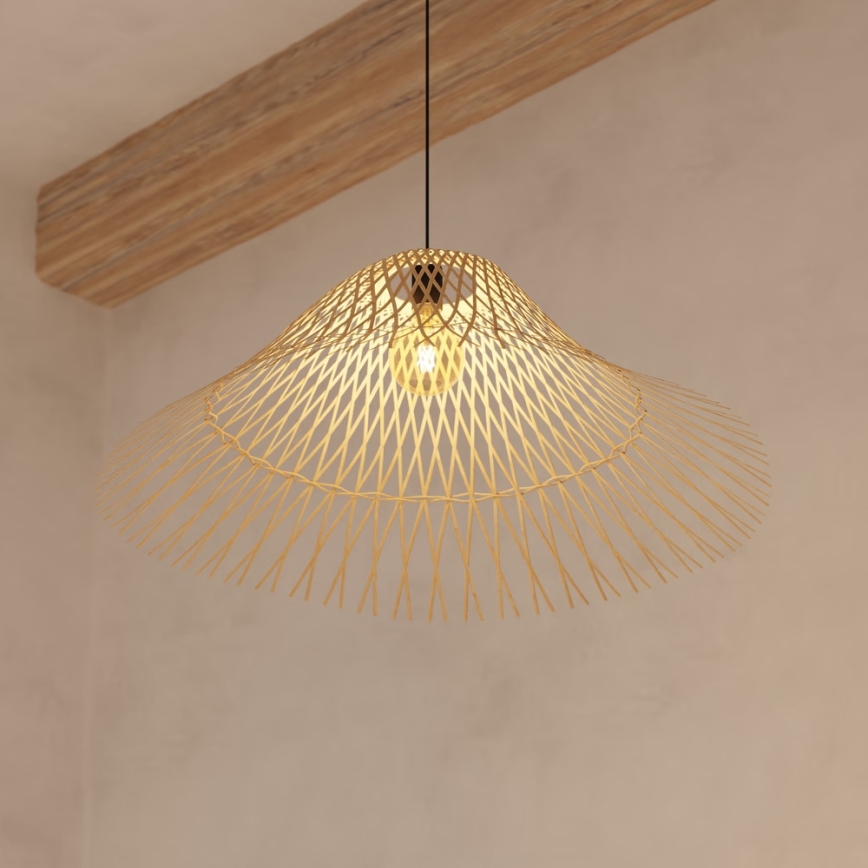 Atmosphera - Suspension filaire MOXA 1xE27/60W/230V bambou