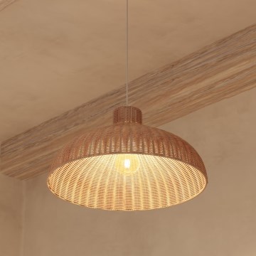 Atmosphera - Suspension filaire ORI 1xE27/40W/230V rotin