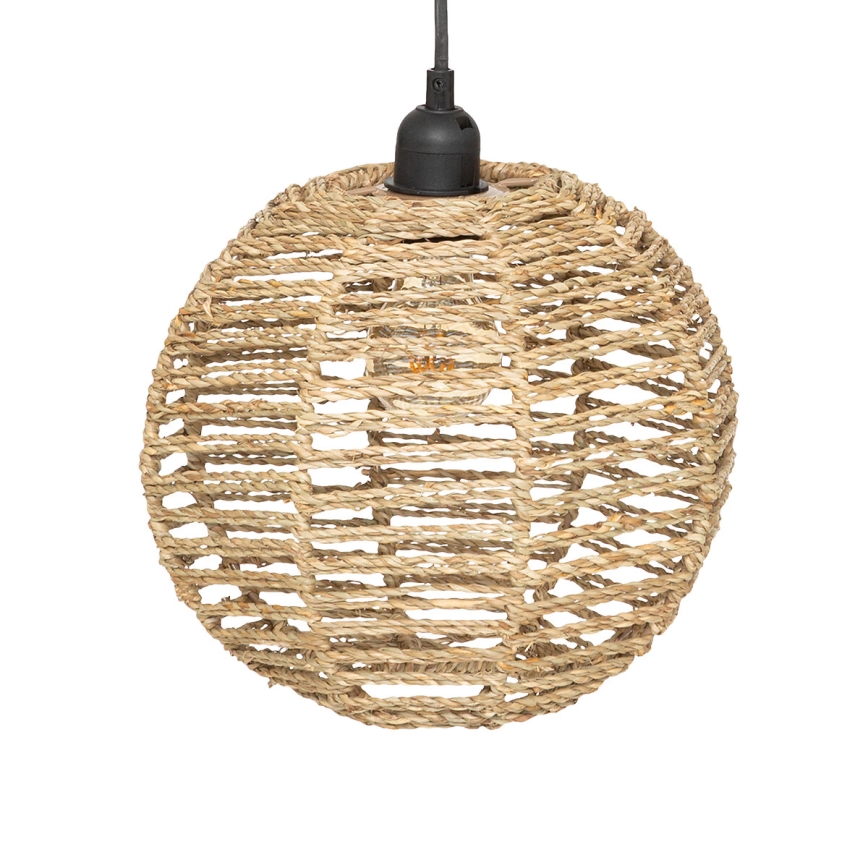 Atmosphera - Suspension filaire RANA 2xE27/40W/230V rotin