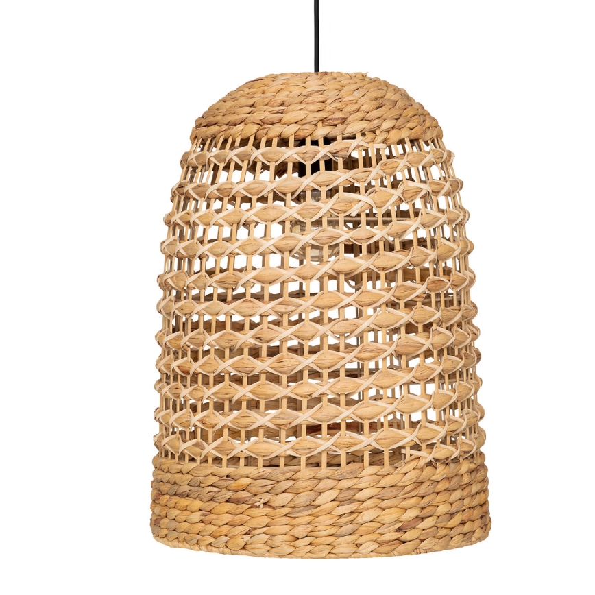 Atmosphera - Suspension filaire SAND 1xE27/40W/230V rotin/jacinthe d'eau