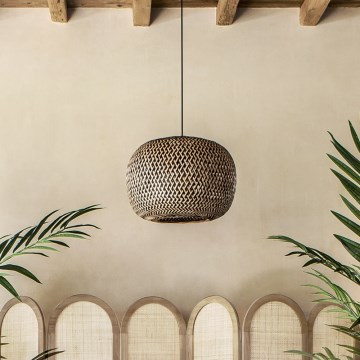 Atmosphera - Suspension filaire SINAI 1xE27/40W/230V bambou