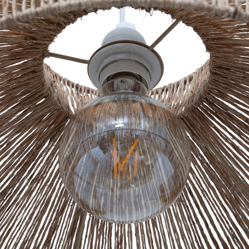 Atmosphera - Suspension filaire ZELIA 1xE27/40W/230V jute