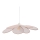 Atmosphera - Suspension pour enfant PETAL sur câble 1xE27/40W/230V Ø 64 cm, rose