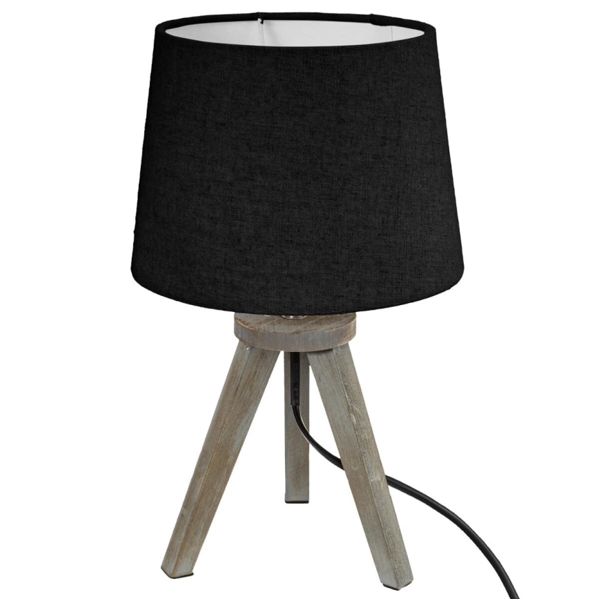 Atmosphera - Tafellamp MINI 1xE14/25W/230V grenen/zwart