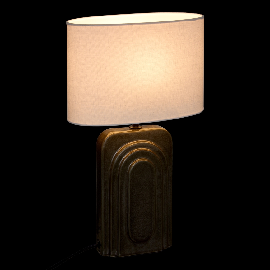 Atmosphera - Tafellamp MONIA 1xE14/60W/230V zwart/wit