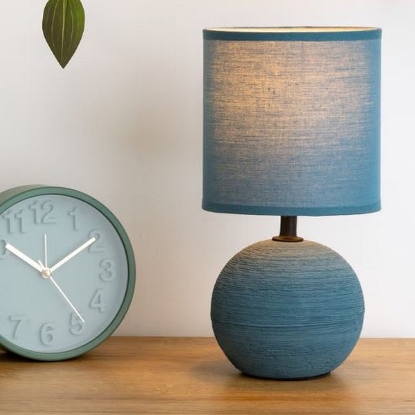 Atmosphera - Tafellamp TIMÉO 1xE14/60W/230V blauw