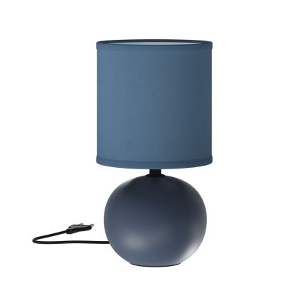 Atmosphera - Tafellamp TIMÉO 1xE14/60W/230V donkerblauw