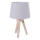 Atmosphera - Tafellamp TRIPOD 1xE14/40W/230V dennenhout/grijs