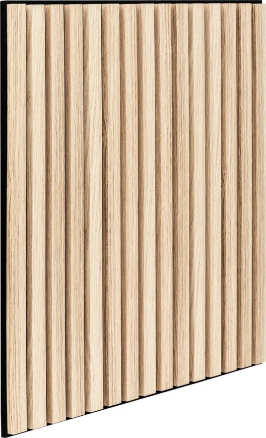 Atmosphera - Wanddecoratief 3D-paneel 60x60 cm lichtbruin
