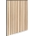 Atmosphera - Wanddecoratief 3D-paneel 60x60 cm lichtbruin
