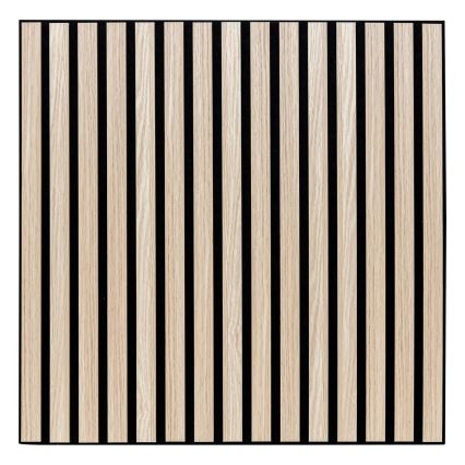 Atmosphera - Wanddecoratief 3D-paneel 60x60 cm lichtbruin