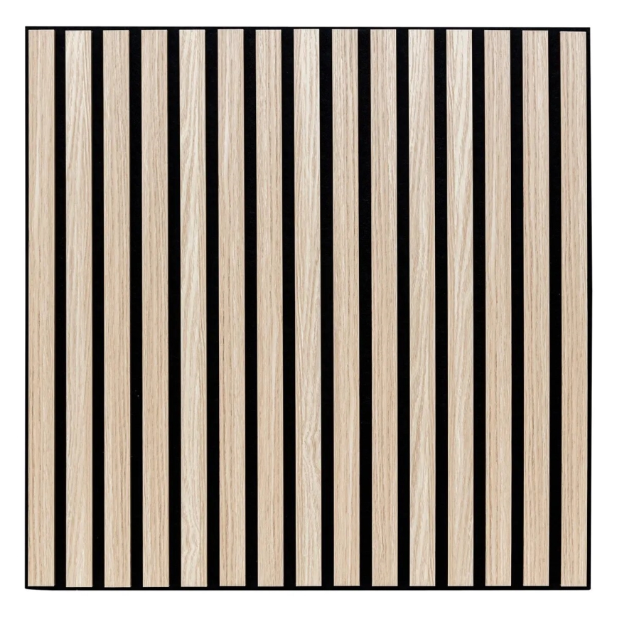 Atmosphera - Wanddecoratief 3D-paneel 60x60 cm lichtbruin