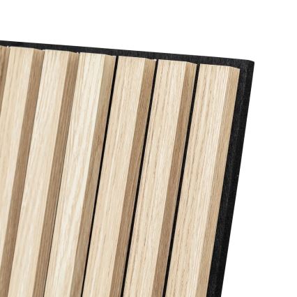 Atmosphera - Wanddecoratief 3D-paneel 60x60 cm lichtbruin
