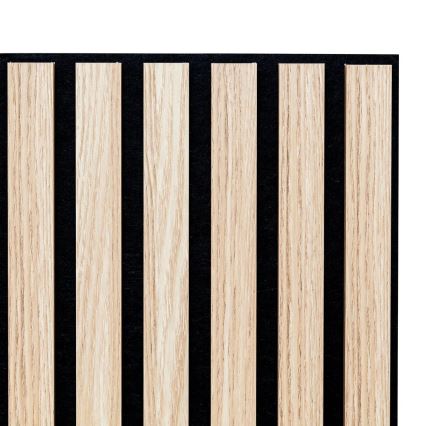 Atmosphera - Wanddecoratief 3D-paneel 60x60 cm lichtbruin