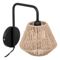 Atmosphera - Wandlamp JILY 1xE27/40W/230V jute