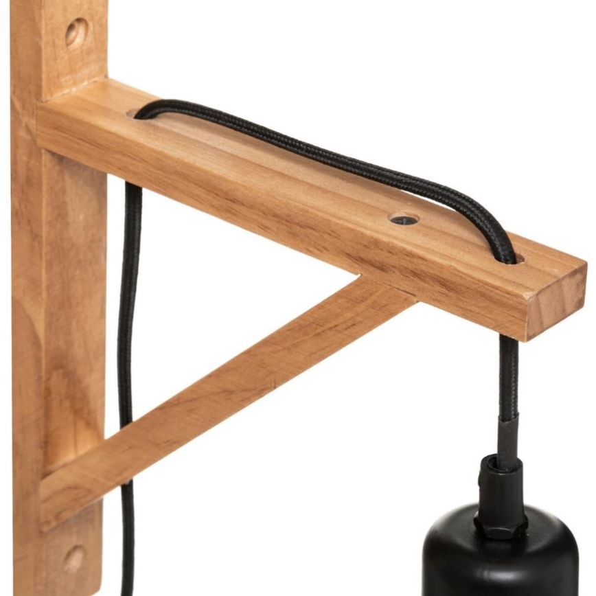 Atmosphera - Wandlamp WILD 1xE27/25W/230V grenen