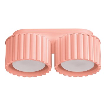 AURA spotlamp 2x GX53/10W/230V, roze