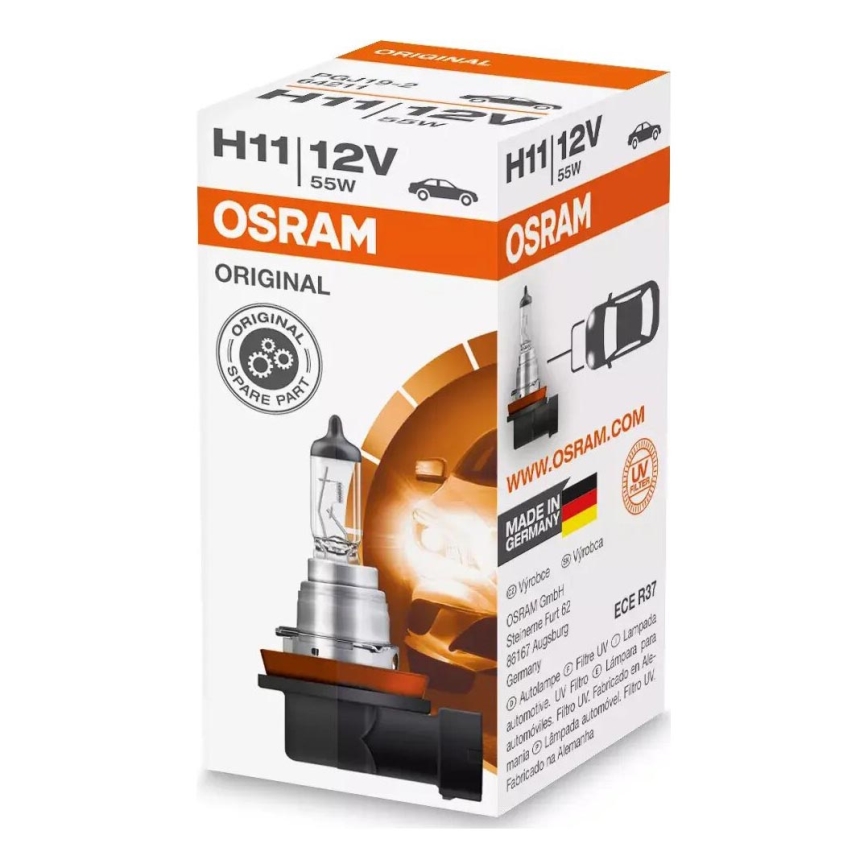 Autolamp H11 PGJ19-2/55W/12V - Osram