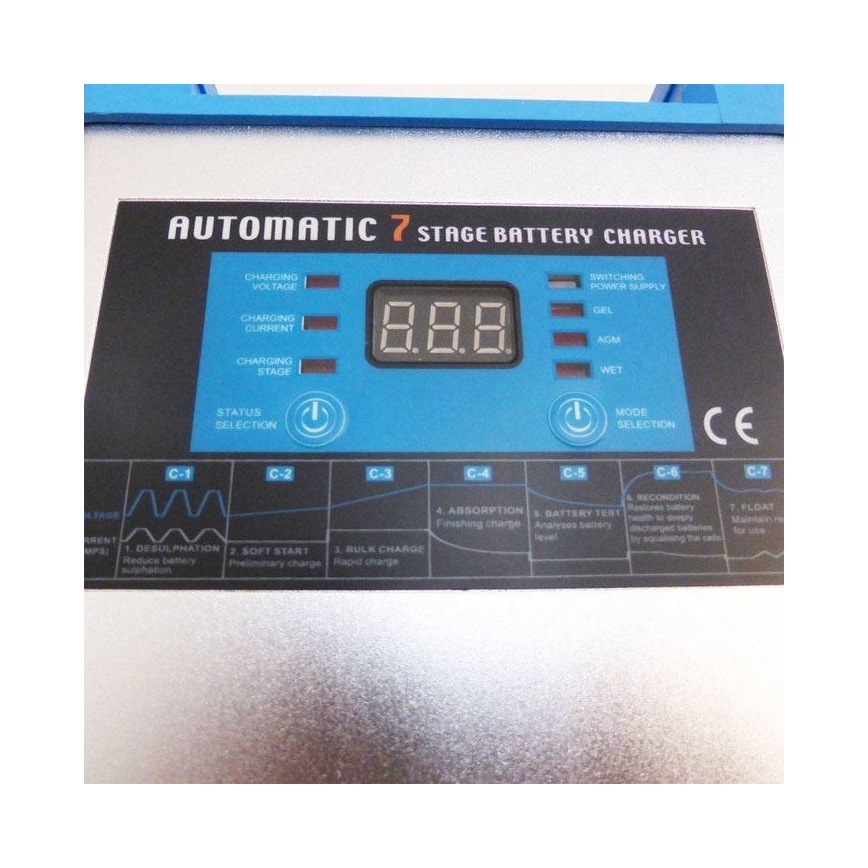 Automatische loodzuur acculader 12/230V
