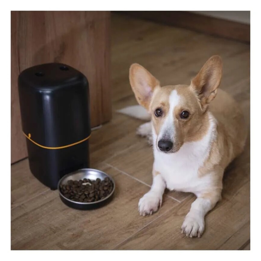 Automatische voerdispenser 4 l/5V/3xD zwart Wi-Fi