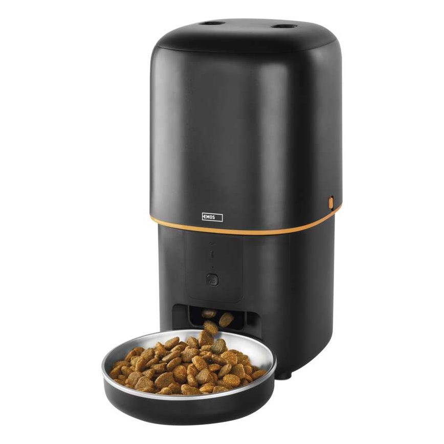Automatische voerdispenser 4 l/5V/3xD zwart Wi-Fi