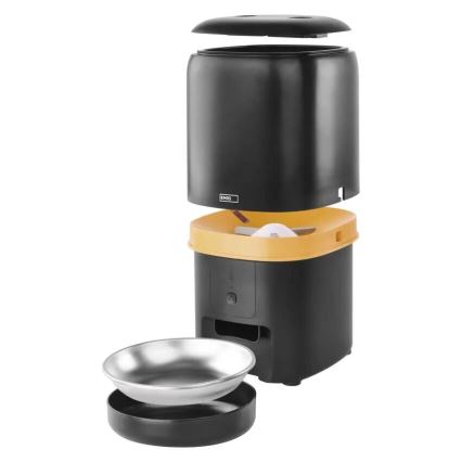 Automatische voerdispenser 4 l/5V/3xD zwart Wi-Fi