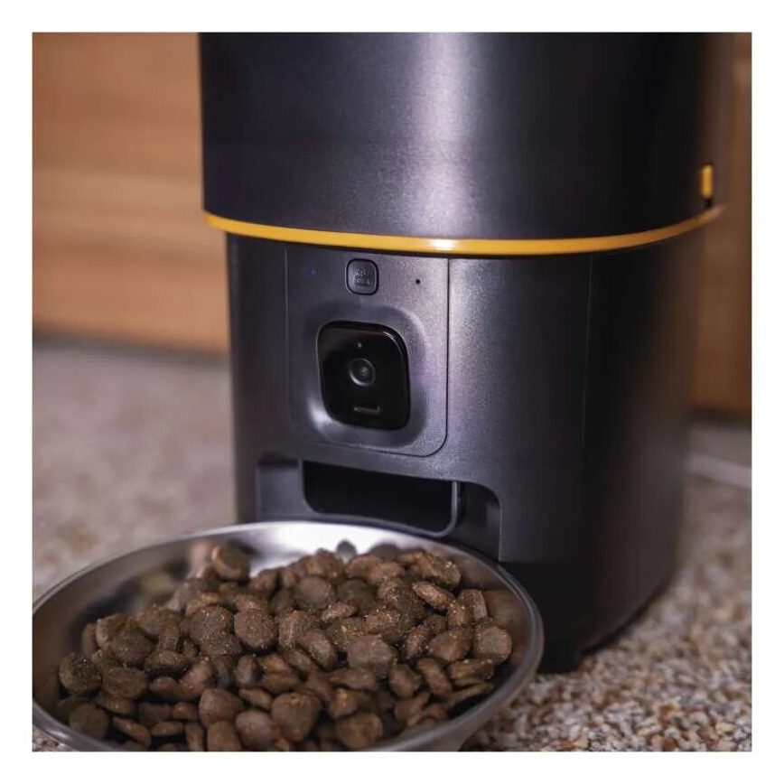 Automatische voerdispenser met microfoon en camera 4l/5V/3xD Wi-Fi