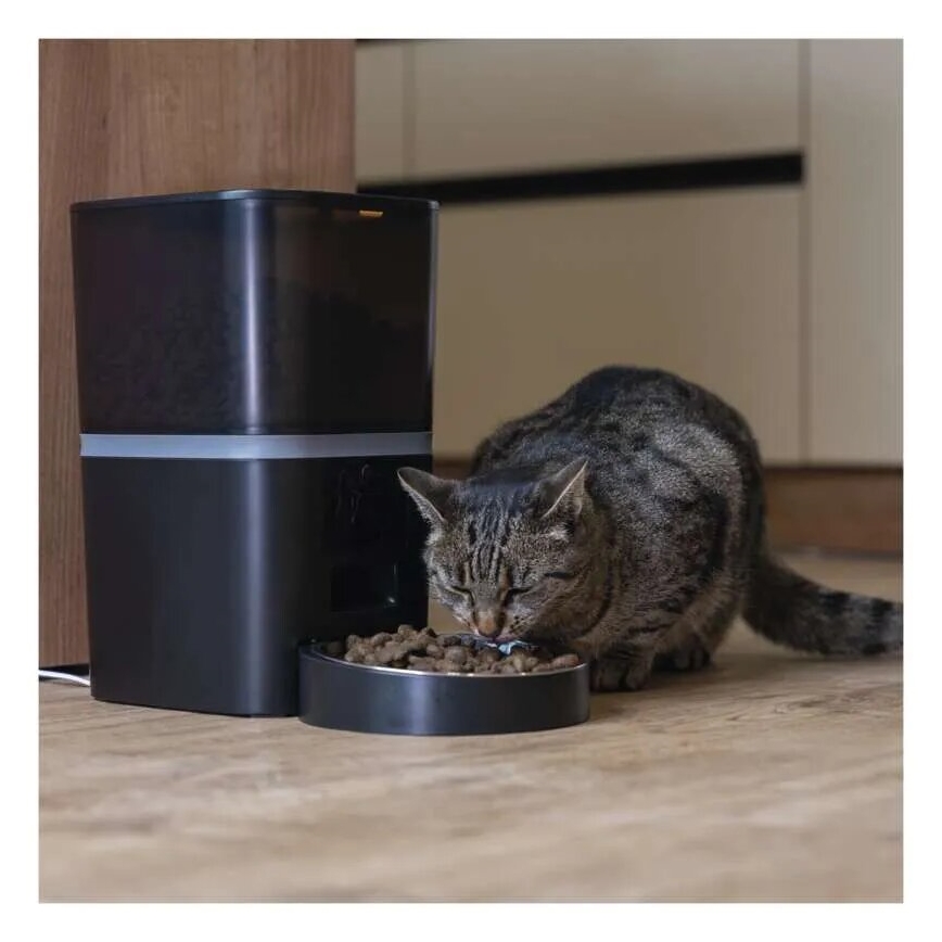 Automatische voerdispenser met microfoon en camera 6l/5V/4xAA Wi-Fi