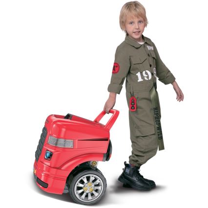 Autoreparatiewerkplaats voor kinderen 3xAAA + 1xCR2025 rood