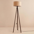 AYD 1xE27/40W/230V bruine/beige vloerlamp