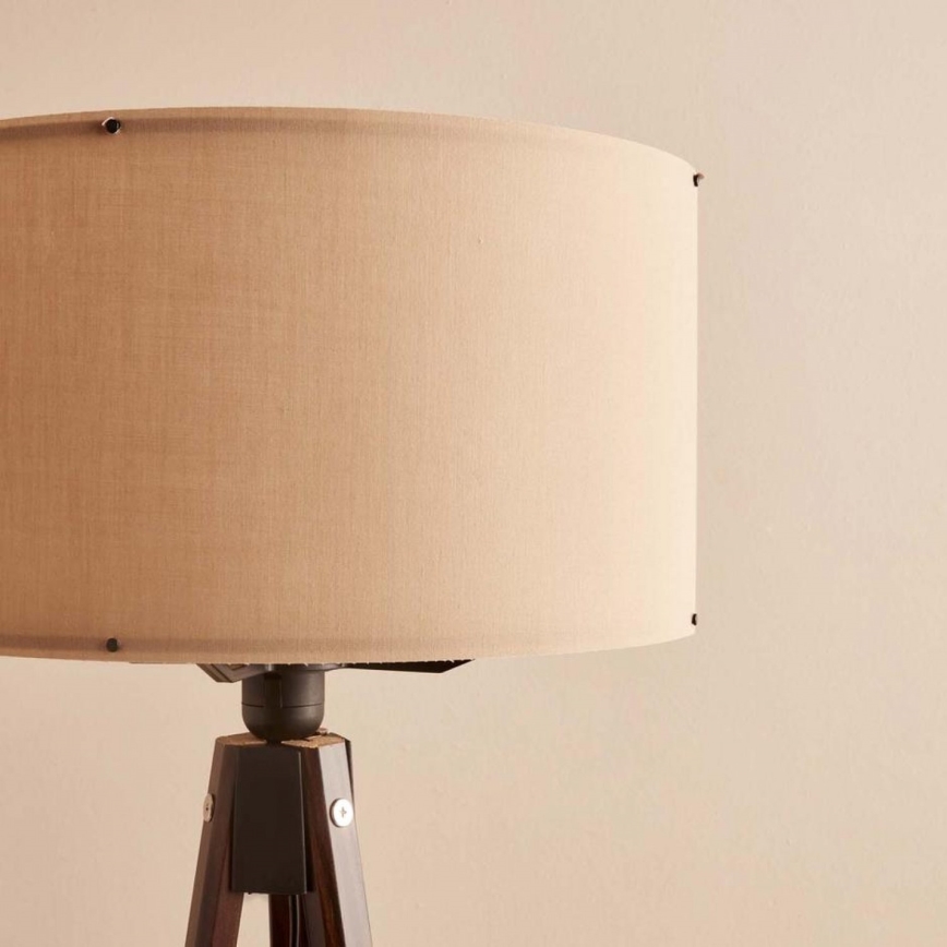AYD 1xE27/40W/230V bruine/beige vloerlamp